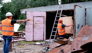 Демонтаж гаражей в Новомосковске, цена от 1750 руб. – услуги под ключ от 2Землекопа-Нвм