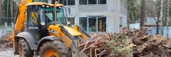Расчистка участка в Новомосковске